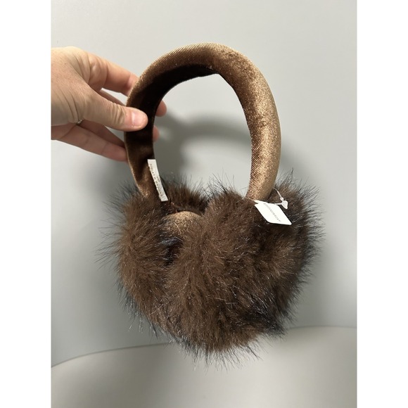 Anthropologie Accessories - Anthropologie x Violet Brooks Faux Fur Earmuffs Headband NWT
